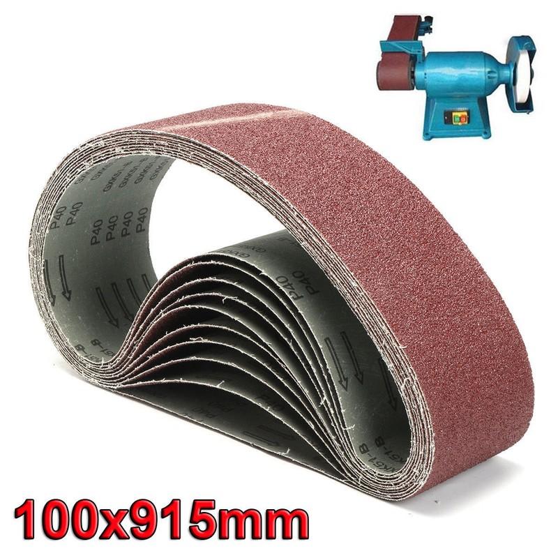 Abrasive Sanding Belt Sander Grinding Polishing Tool Grit 40-1000#