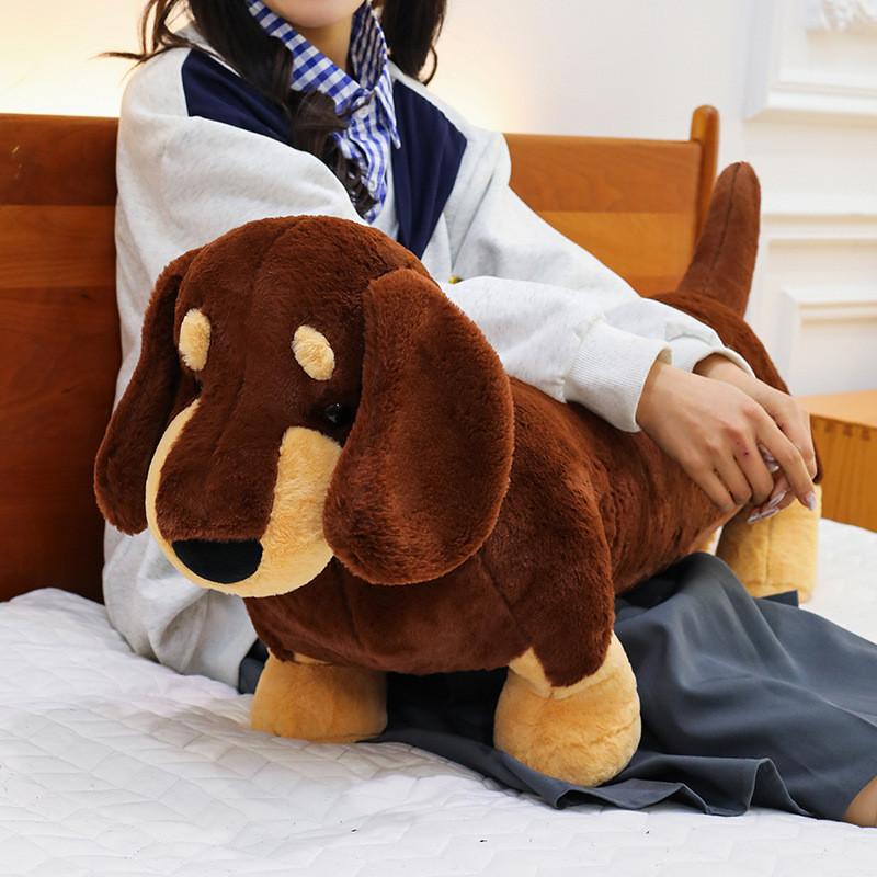 Cartoon Dachshund Plush Toy With Soft Pp Cotton For Kids And Children
