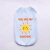 Soft Cotton Pet Sleeveless Vest Solid‑Color Breathable Cat Shirts Comfortable Wear‑Resistant Home Clothes