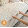 Thicken Plush Sofa Cushion Non-slip Simple Style Couch Towel Dust-proof Winter Warm L-shaped 1/2/3/4 Seater for Living Room