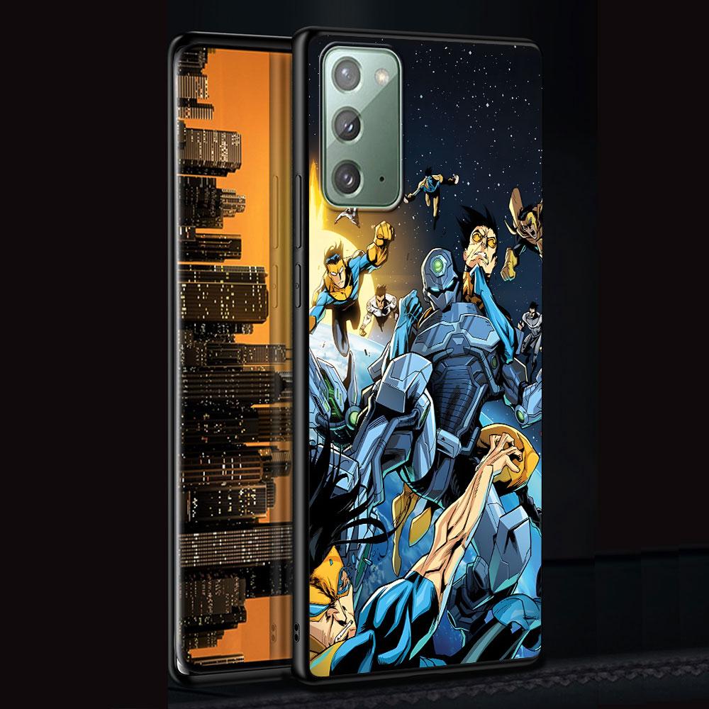 Invincible Comic Case for Samsung Galaxy Note 20 Ultra 8 10 Lite 9 TPU Phone Cover Note 10 Plus Black Soft Shell Funda Capa