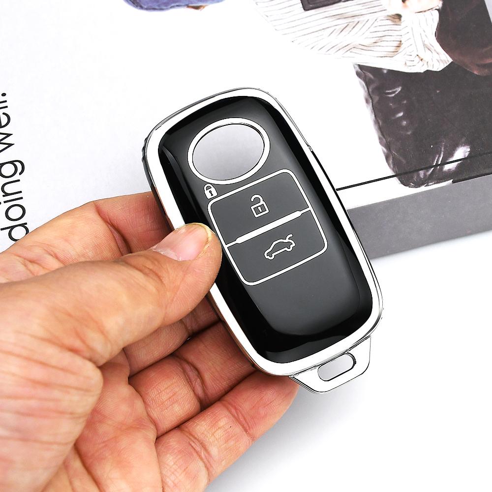 Shell Holder Protector For Toyota Yaris Ativ Raize Veloz Avanza Rush Perodua Daihatsu 3Buttons Tpu Remote Car Key Fob Cover Case