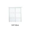 Boho Romantic White Lace Curtains DIY Flower Curtain New Tulles Drapes