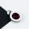 Red Garnet Gemstone Silver Pendant In 925 Sterling Silver- Handmade Design, Everyday Wear Jewelry, Unique Red Garnet Pendant Party Wear Gifts