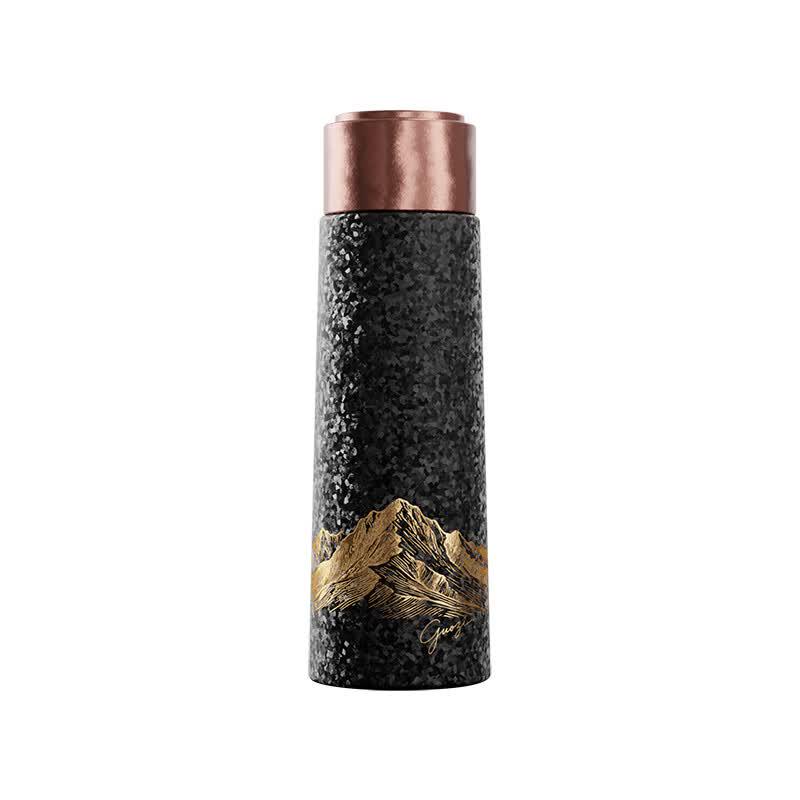 GUOZI Pure Titanium Double-Layer Insulated Tea Mug