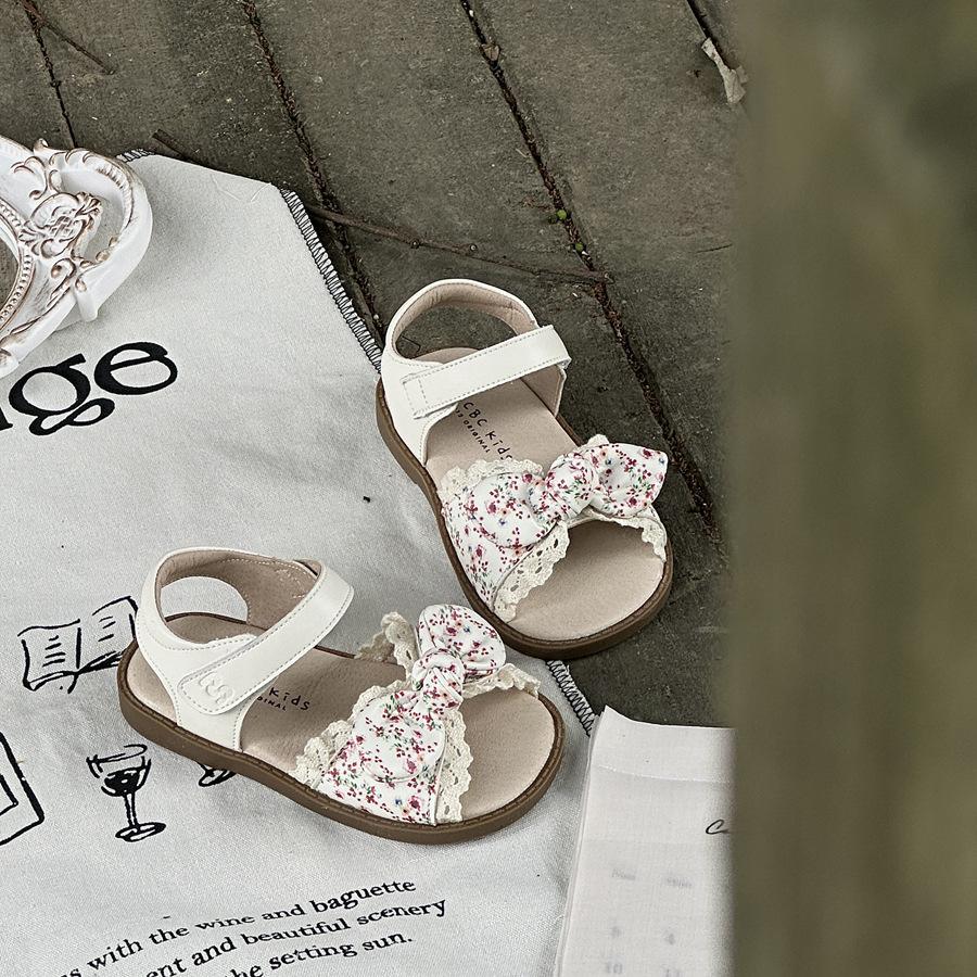 

XSHX French Medieval Girls Retro Rubber Soft-soled Sandals Summer Breathable and Skin-friendly [Wenzhou Shoes] 25