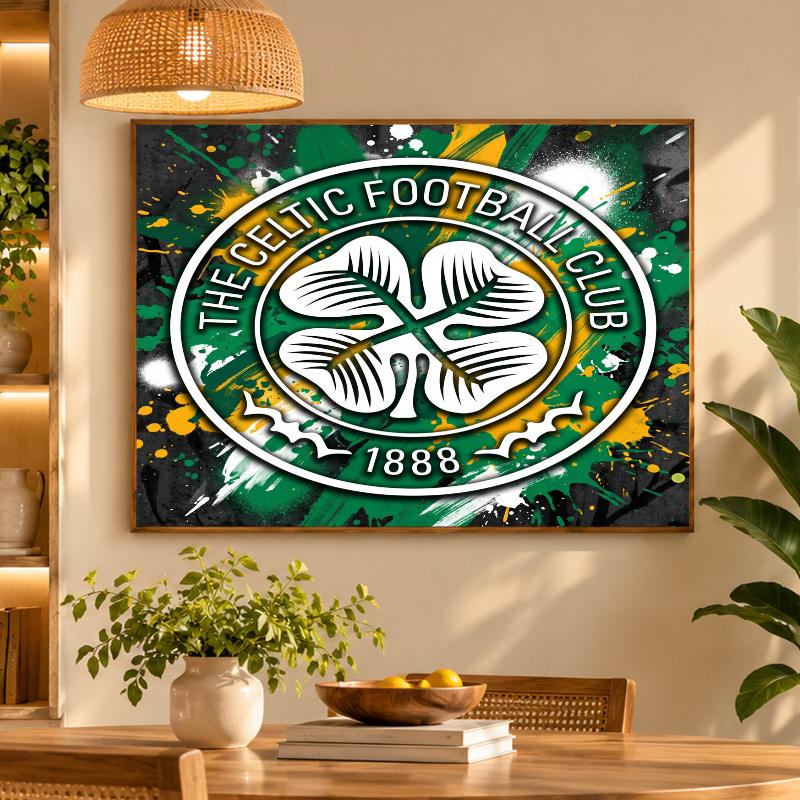 5D Diamond Painting Celtic FC DIY Full Drill Diamond Art Kit Home Decoration