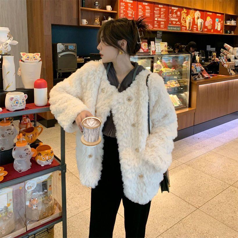 Thickened and Loose Princess Style Coat Outwear for Women