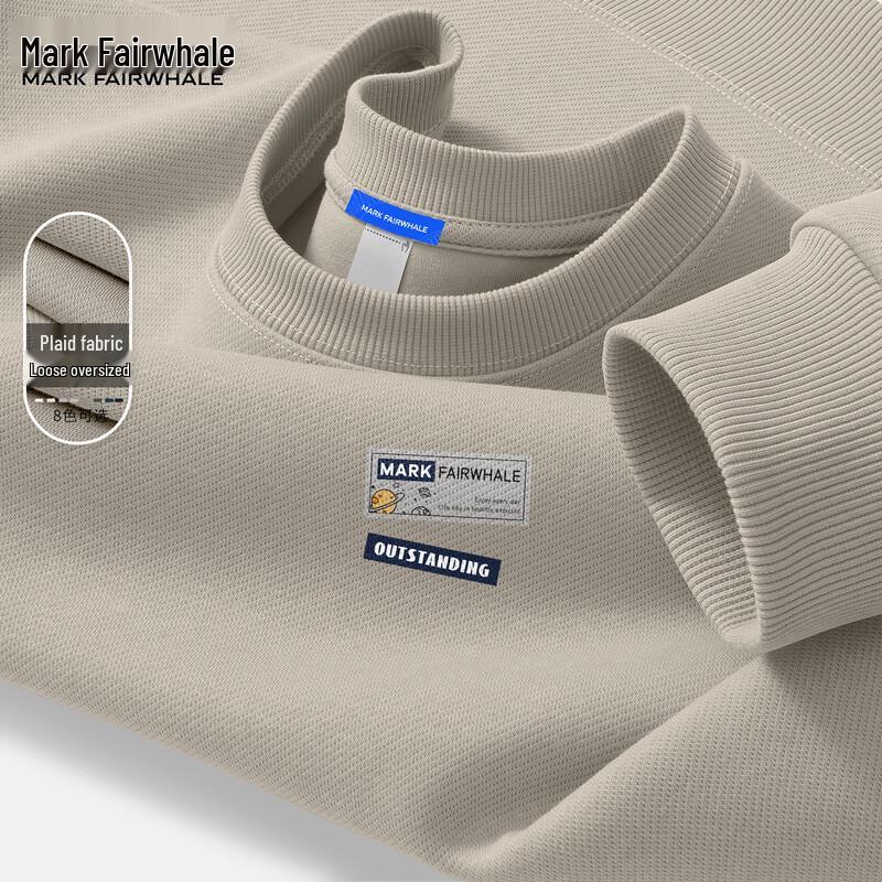 

Mark Fairwhale Men s 2025 Loose Fit Round Neck Long Sleeve Sweatshirt XL