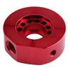 Car Engine Oil Supply Oil Filter Sandwich Plate Cooler Adapter Kit for Honda Acura LS B20 Red