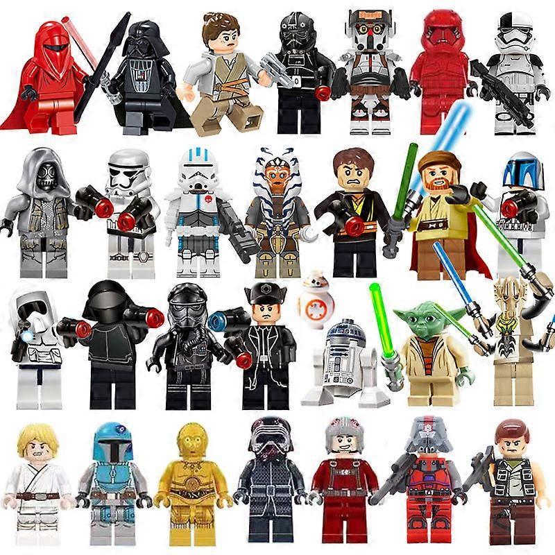 Star Wars Stavebné kocky Minifigúrka Luke Darth Vader-WELLNGS