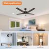 3.93 Inch LED Ceiling Fan Light AC 120V Ceiling Light Replacement Panel  Bedroom Use