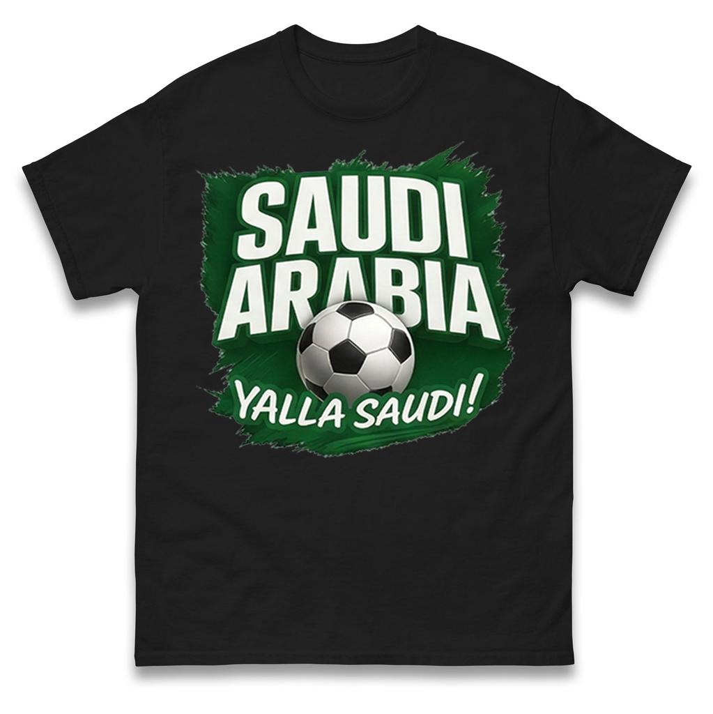 Saudi Arabia Yalla Saudi! T Shirt Tshirt Mens Womens Unisex Tops Tees