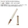 Laban Fine Nib Fountain F LABAN Antique Rose Pen, II, White, Gold, PF-9191-11WTATPG