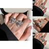 Bowknot Womens Fashionable Ring In Unique Adjustable Copper Design For Look Trendy