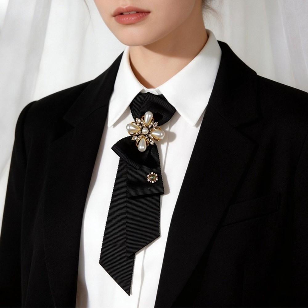 Clothing Decoration Black Bow Tie Geometric Collares Pre-tied Tie Punk Style JK Shirt Tie Cool Girls / Boys