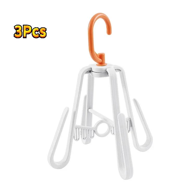 

3Pcs Wind shoes hook multi-functional drying shoe rack balcony air rack shelf household receive