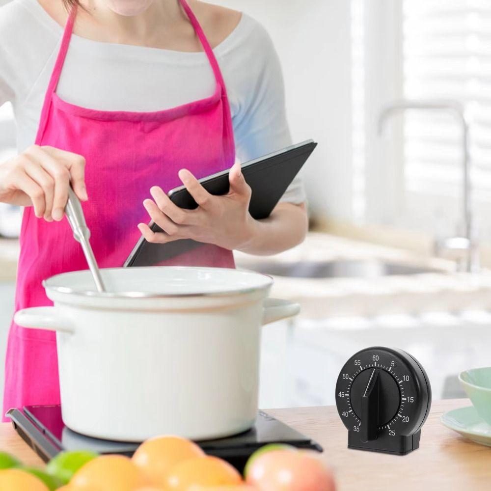 Loud Sound Kitchen Timer Round Countdown Timer No Battery Required Cooking Timer Pancakes Cakes