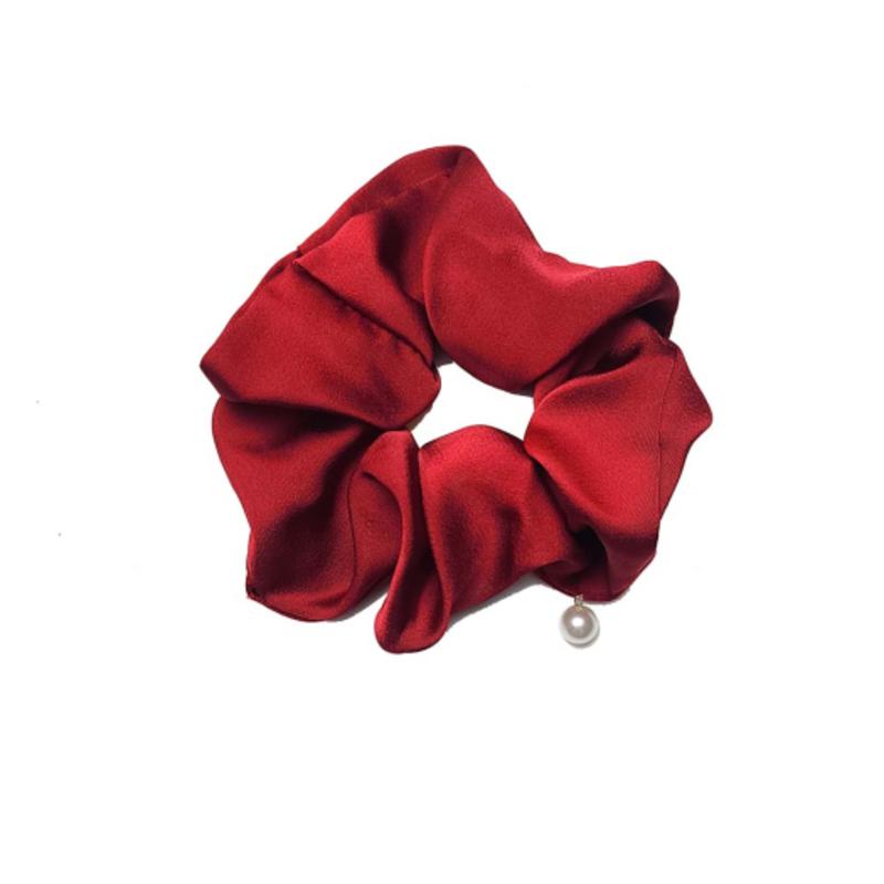 L’OMBRILLANT Pearl Charm Scrunchie (4 Colors)