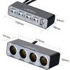 Jet Inoue 502140 On/Off Switch Function, Separate Type, USB Port, 4 Sockets, Black