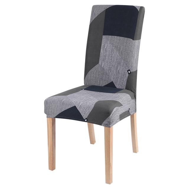 Elastic Dining Chair Cover Home Wedding Chair Cushion Removable Slipcovers Protector Anti -Dust Furniture Decor For Banquet Party