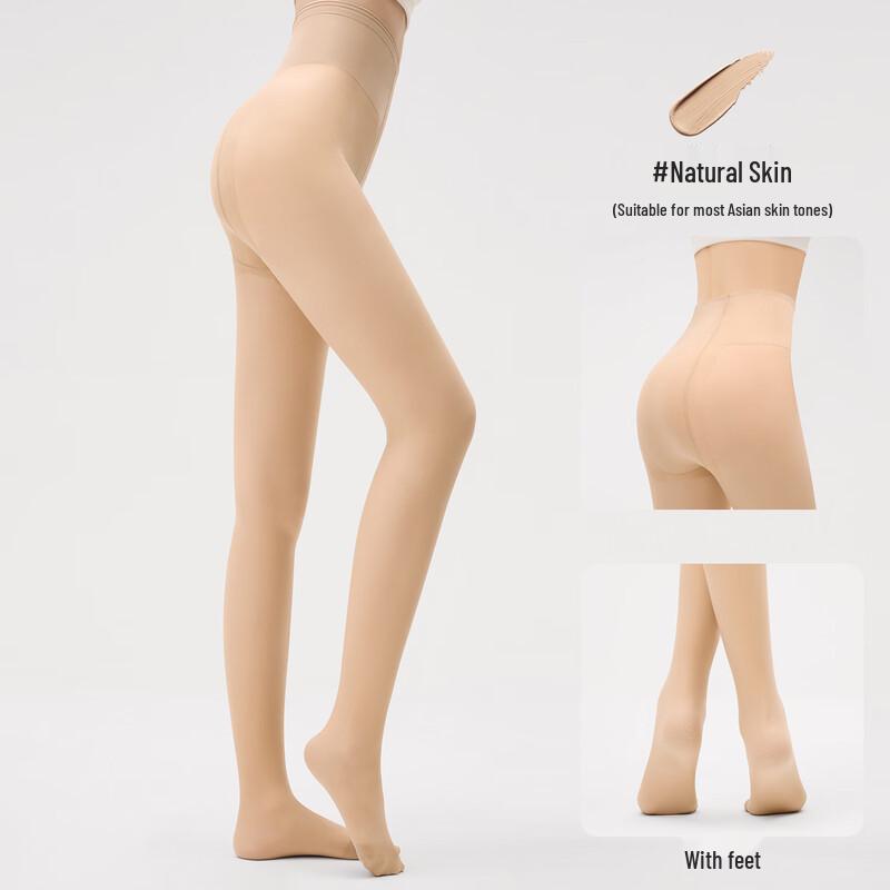 Modal Fleece-Lined Bare Leg Effect Tights