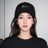 Korean Versatile Letter Embroidery Baseball Hat Female Retro Outdoor Sunshade Duck Tongue Cap