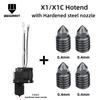 Für Bambu Lab X1C P1P P1S Kompletter Hotend-Druckkopf mit Lüfter Thermistor Keramikheizung 0,4mm Gehärtete Stahl-Düse Für Bambulab