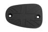Motone SNG215 Bonneville T100 T120 Bobber Speedmaster Aluminum Billet Union Jack Master Cylinder Cap Black