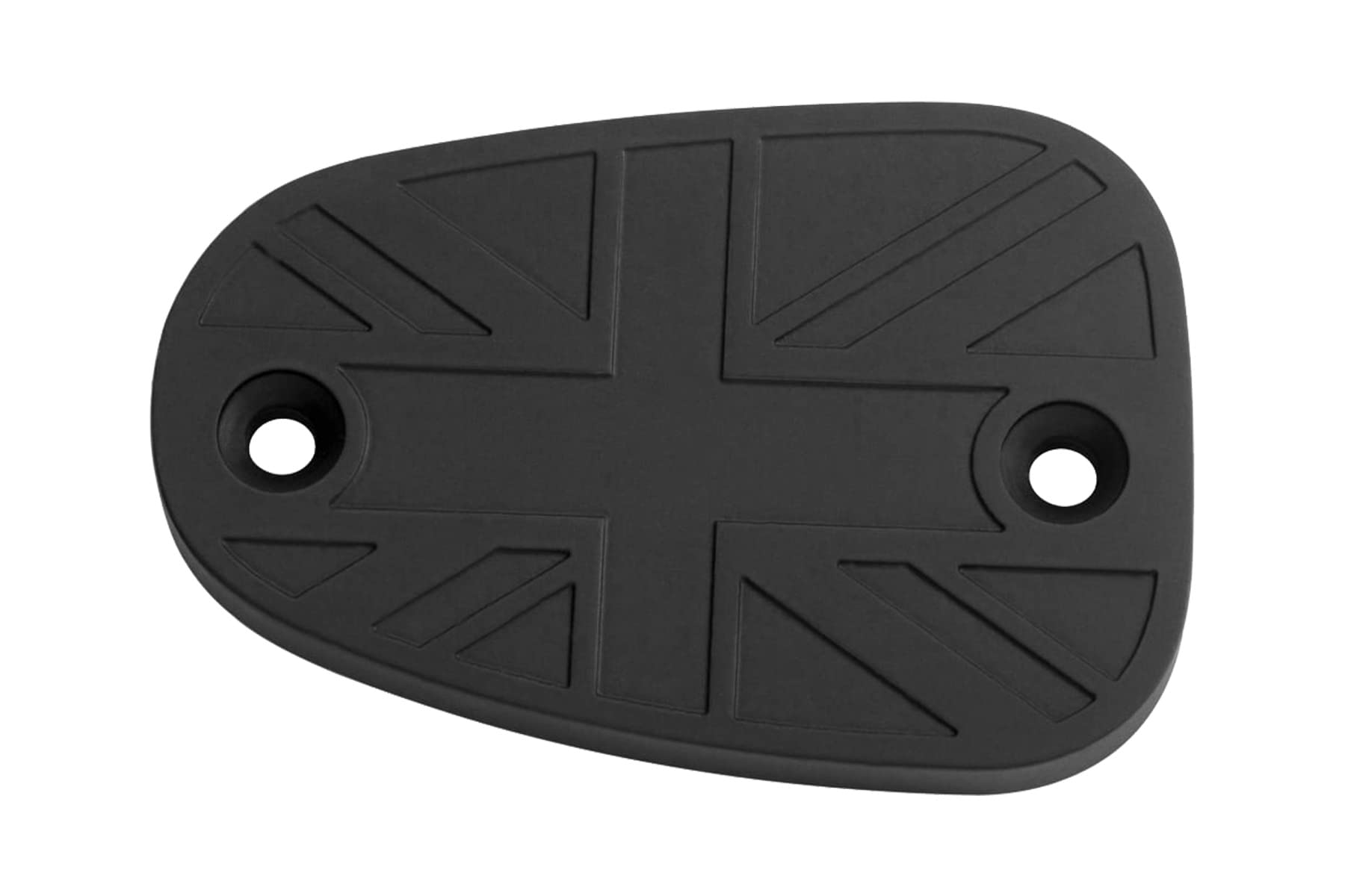 

Motone SNG215 Bonneville T100 T120 Боббер Speedmaster Алюминиевая фрезерованная крышка главного цилиндра Union Jack черная чёрный