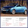 for Opel Tigra B 2004~2009 Vauxhall Tigra TwinTop Chrome Door Handle Cover Car Accessories Rustproof Styling Creative Stickers
