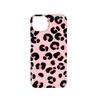 Pink Leopard Print Is Suitable for iPhone17promax Anti-drop Mobile Phone Case 14Pro Large Hole 13/16 Apple 15 Soft Case.