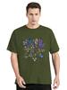 Rainbow Namaste Lotus Graphic Print Tshirt Women Meditation Breathe T-Shirt Female Yoga Posture T-Shirt Men Cotton Tops Tee