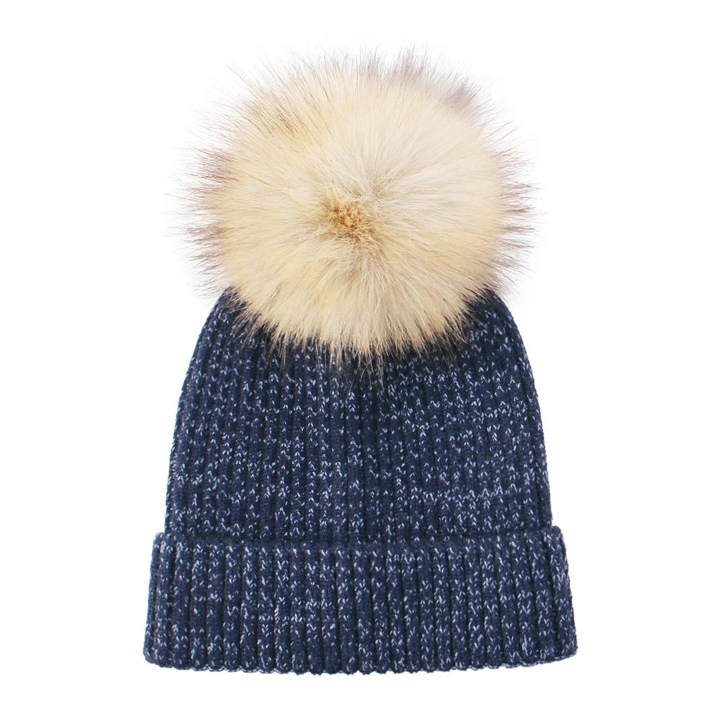 1 Stück pelzige warme Kinder-Mütze für Jungen und Mädchen, schicke koreanische Mode, Häkelmütze für Kleinkinder, Herbst-Winter, dicke Plüsch-Strickmütze