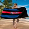Eagle Crest Crystal Design Beach Towel Microfiber Beach Towel, Lightweight and Quick-Dry, for Summer Travel, Swimming Pool Fan Birthday Gift