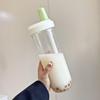 High-Temp Resistant Portable Pearl Straw Cup for On-the-Go Milk Tea