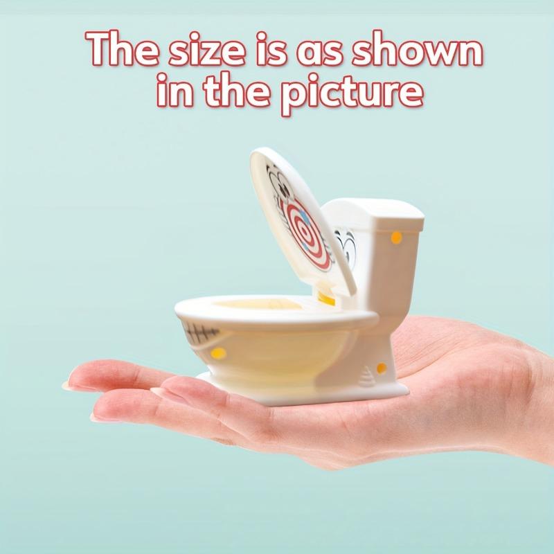 Poop Shooting - Fun Family Game - Fast Crazy Poop Shooting Game- Includes 1 Toilet, 2 Quick Launchers, 6 Soft Plastic Toy Poops