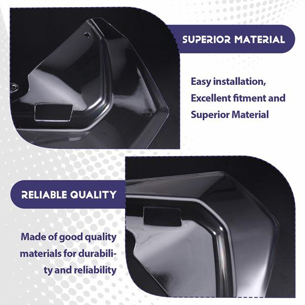 Side Wind Deflector/Spoiler for 23-25 Lb BMW R1300GS Motorcycles