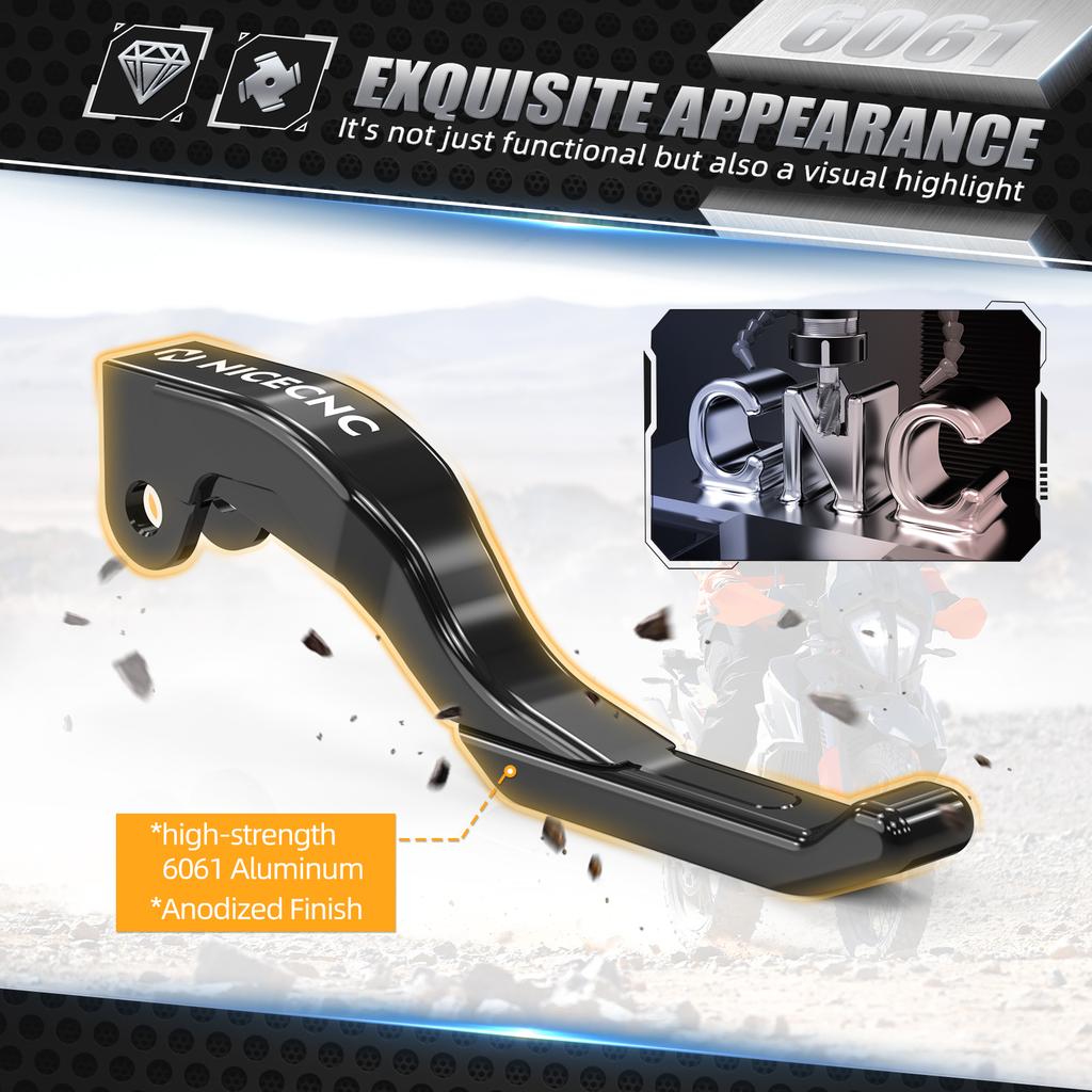 Adjustable Brake Clutch Lever For Husqvarna Norden 901 2022-2025 790 Adventure 2019-2025 890 Adventure/R 2021-2025 790 890 ADV R