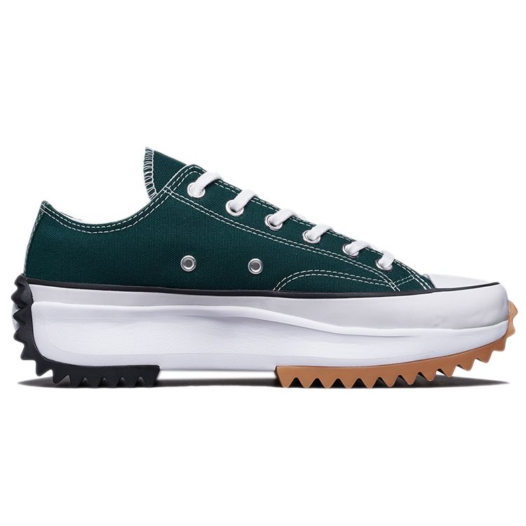 Converse Run Star Hike Comfortable Casual Low-Top Canvas Shoes Unisex Sneakers Dark-Green 172492C