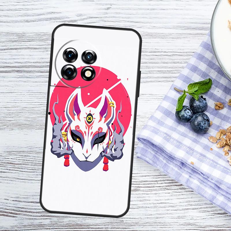 Japanese Style Fox Case For OnePlus Nord 5 CE 3 4 Lite N20 N30 OnePlus 15 15R 13 13T 10T 10 11 12 12R 13R Cover