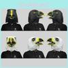 Whimsical Eagle Head Mask Made Of Durable Latex For Festive Events And Performances