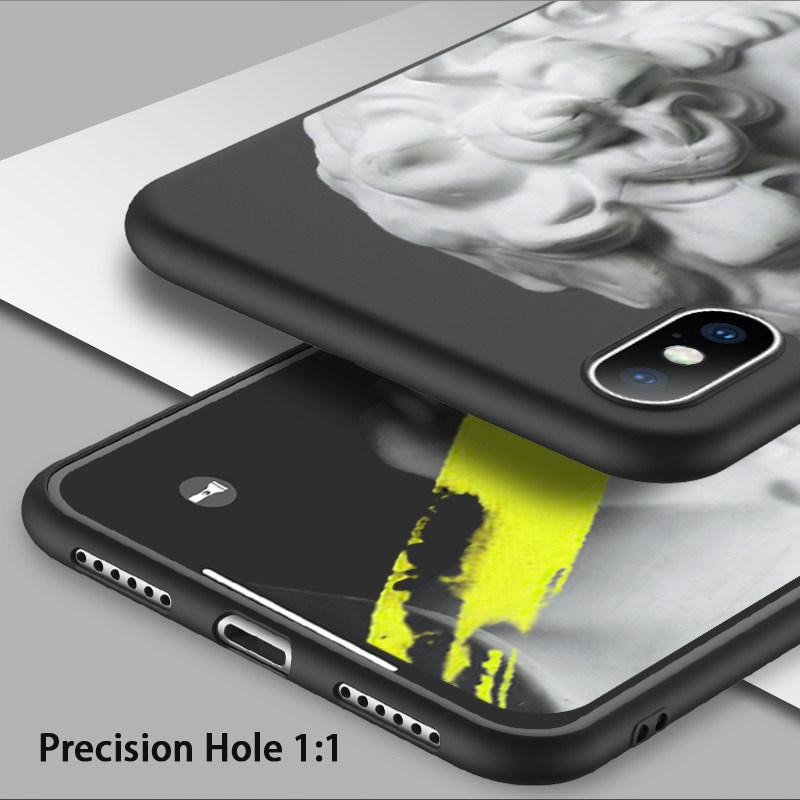 Buy TPU Figure Statue Pattern Phone Case for IPhone 11 Pro Max X XR XS ...