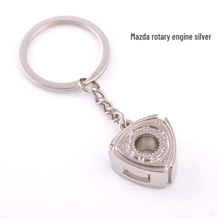 Porte-clés de voiture créatif avec levier de vitesse de turbine, moyeu de roue, disque de frein et pendentif amortisseur