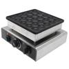 Mini Dutch Pancake Baker 850W 25PCS Non Stick Pie Muffin Waffle Maker Machine for Home Kitchen