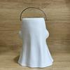Ghost Bucket Candy Holder Lighted Halloween Treat Bucket Ghost Holding Light-up Pumpkin Lantern Bucket for Party Favors Trick or Treat