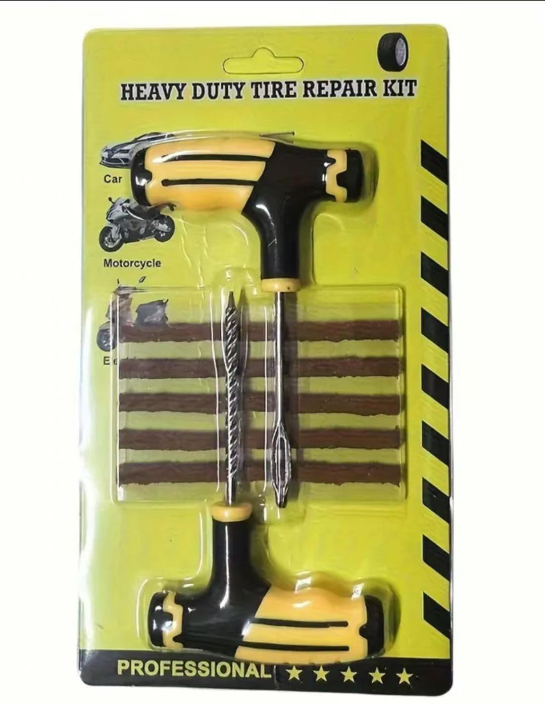 Universal Tire Repair Kit: Car, Motorcycle, Bicycle, and Emergency Use