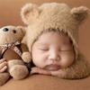 Baby Photography Props Bear Shape Outfit and Hat Set Boy Girl Outfit Photo Shoot Clothes Baby Costume Clothing