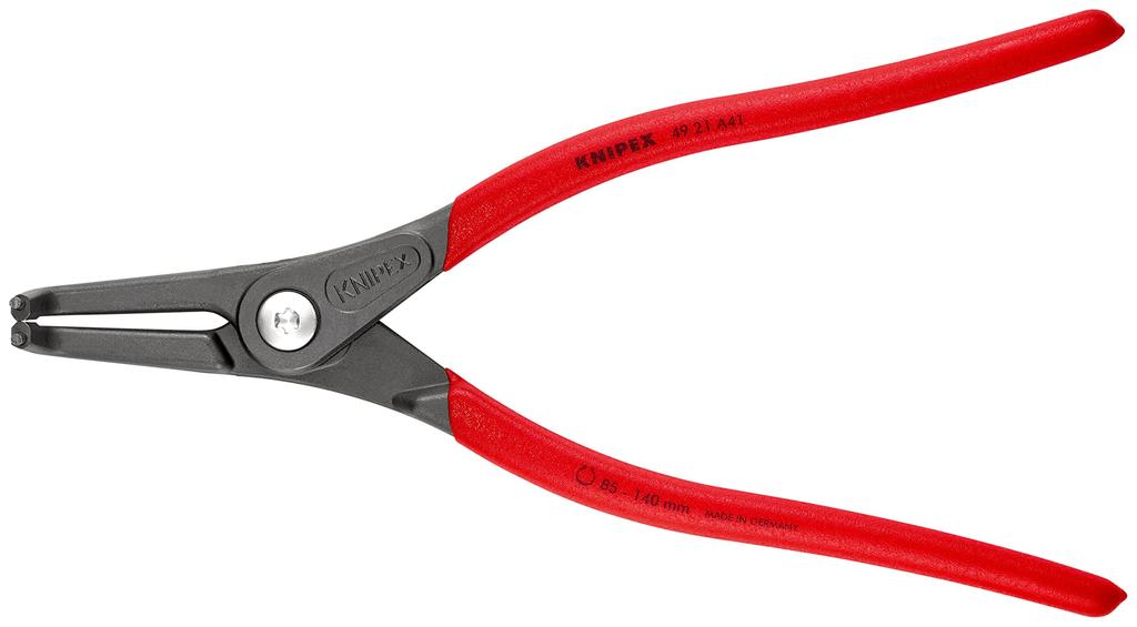 KNIPEX Precision Snap Ring Pliers for Curved 4921-A41 Shafts, (SB)