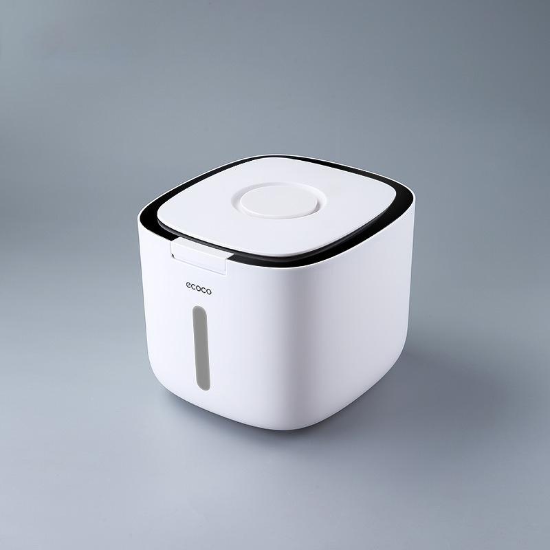 

Food-grade sealed pet food storage bucket 10kg insect-proof household mixed grain rice container moisture-proof storage box S 23.8x21.5x18.5cm